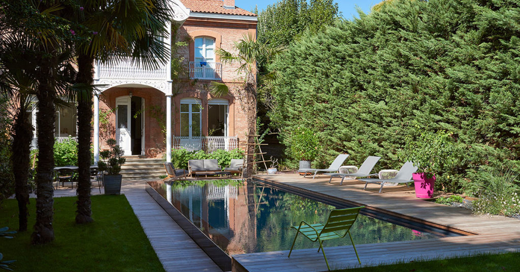piscine avec terrasse bois