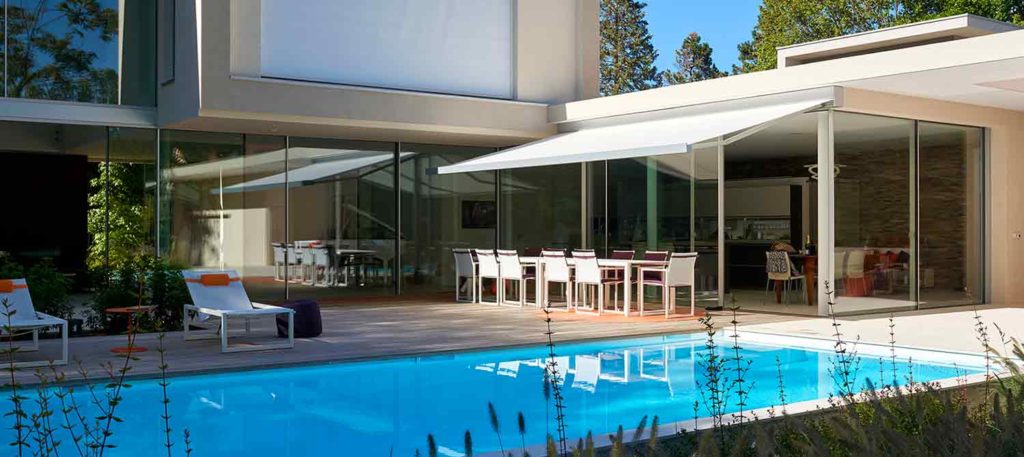 piscine familiale liner blanc