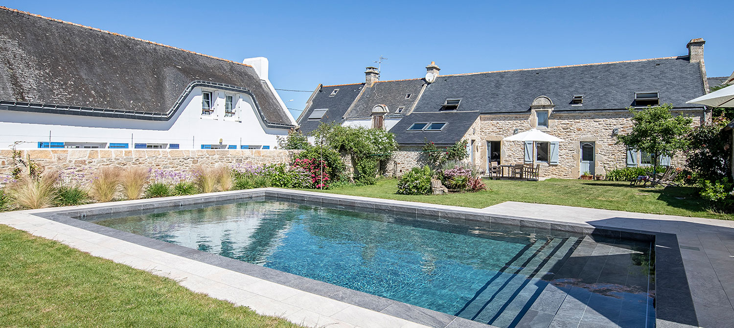 piscine carrelée proche de Vannes