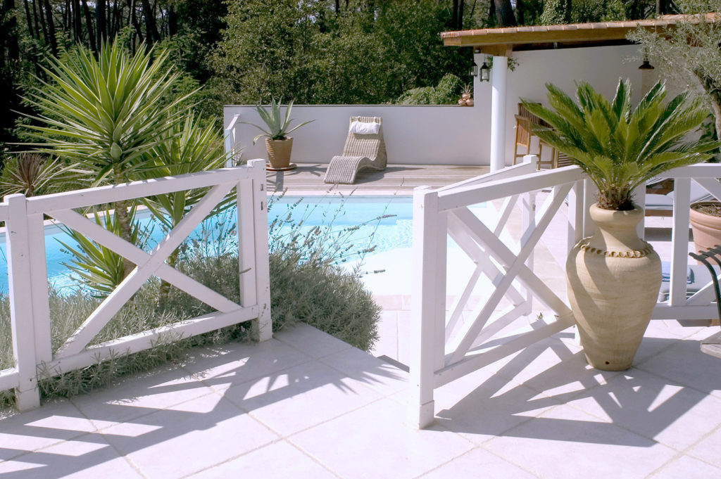 piscine jardin le pian medoc