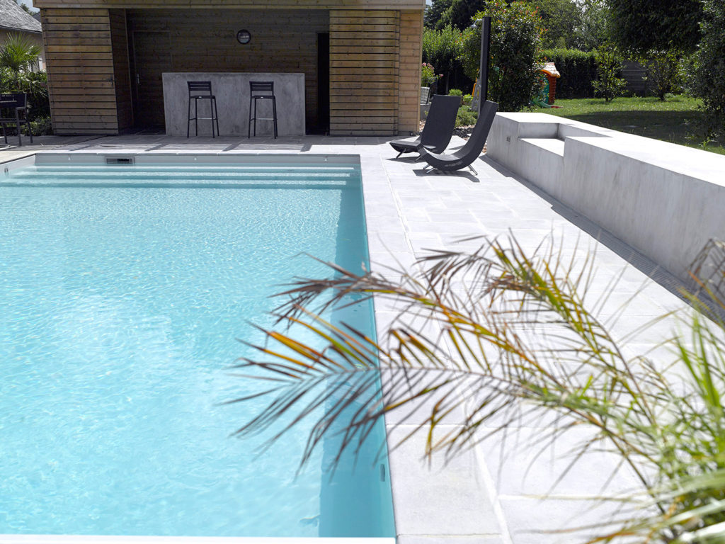 piscine liner gris brive