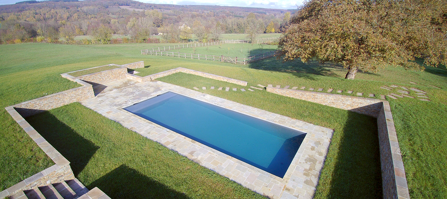 piscine drone sarthe