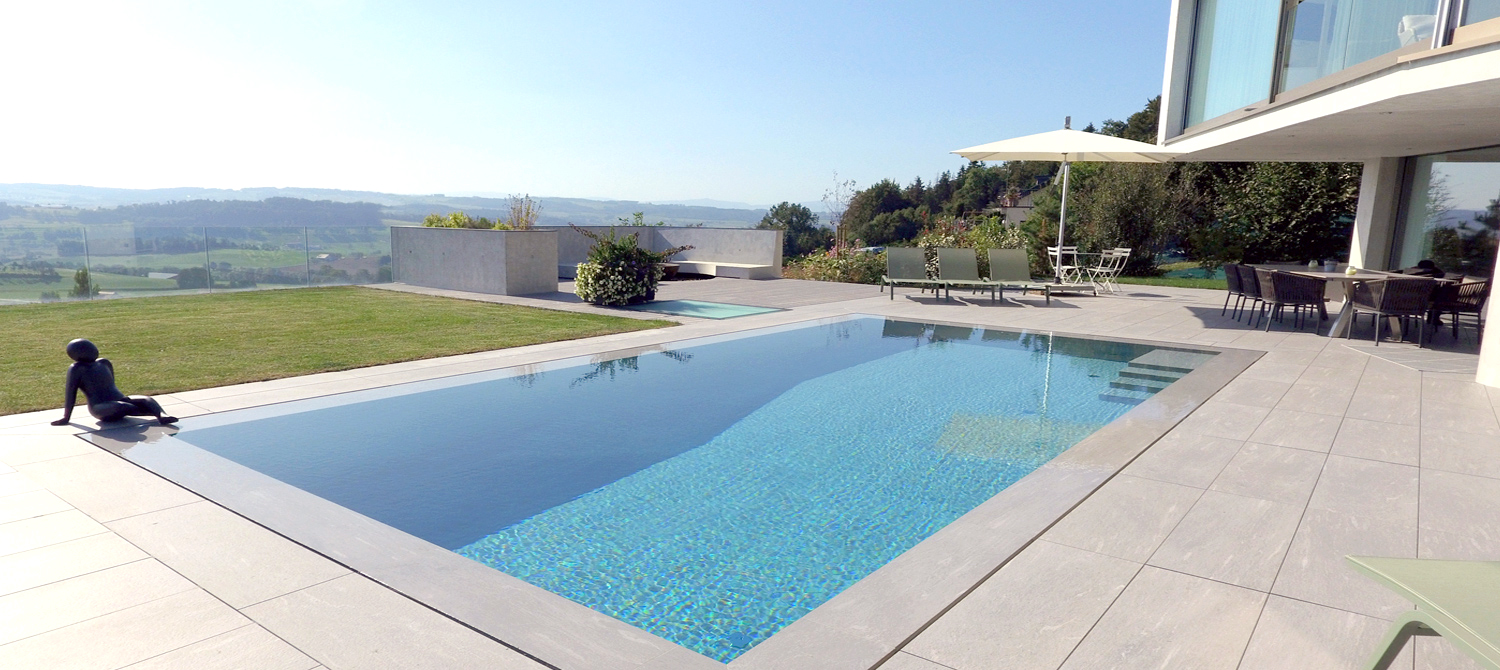 piscine miroir haut de gamme