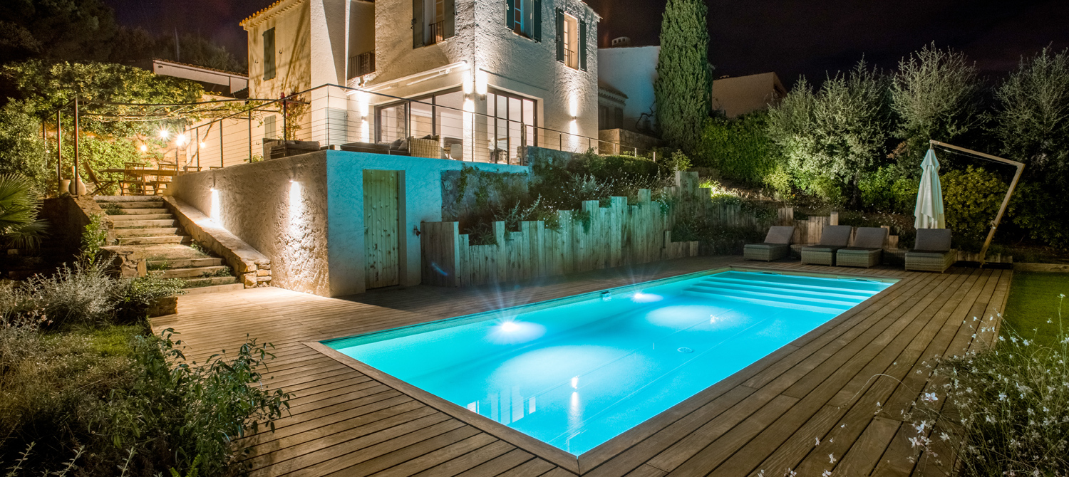 éclairage led piscine