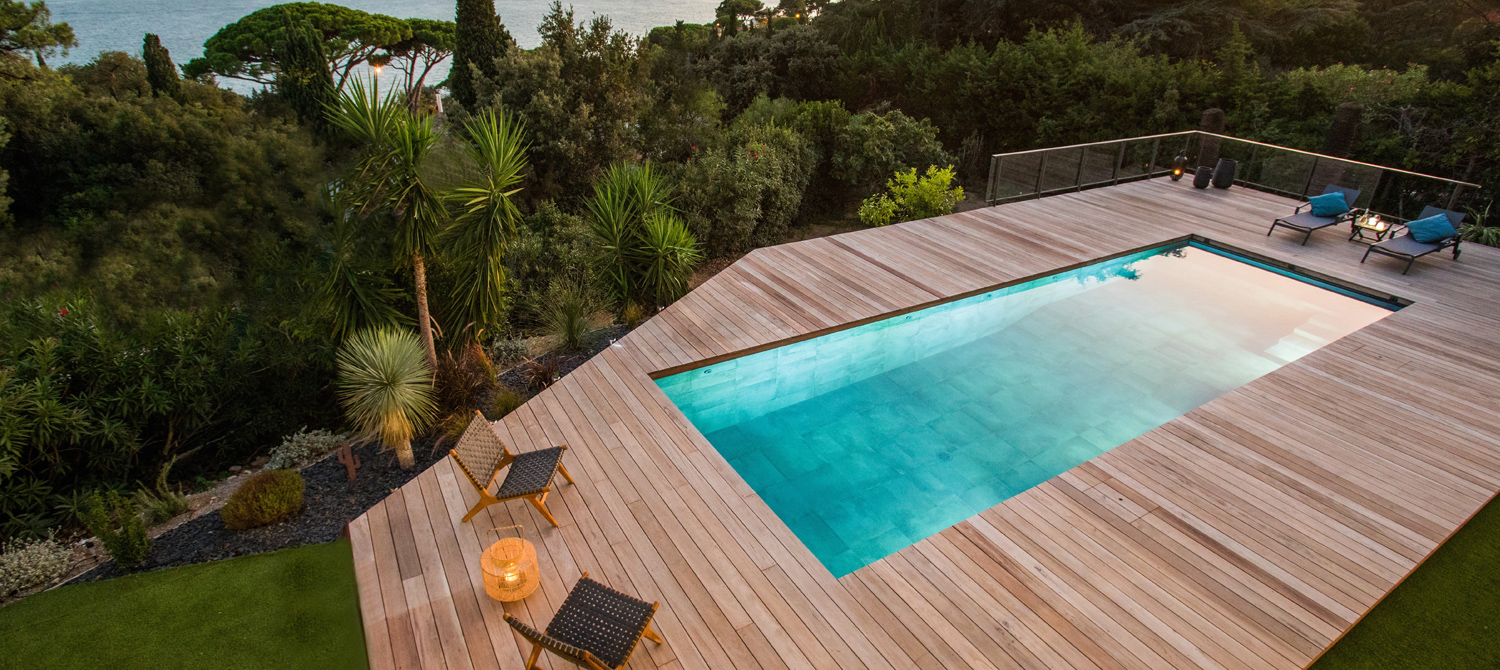 piscine jardin méditerranéen