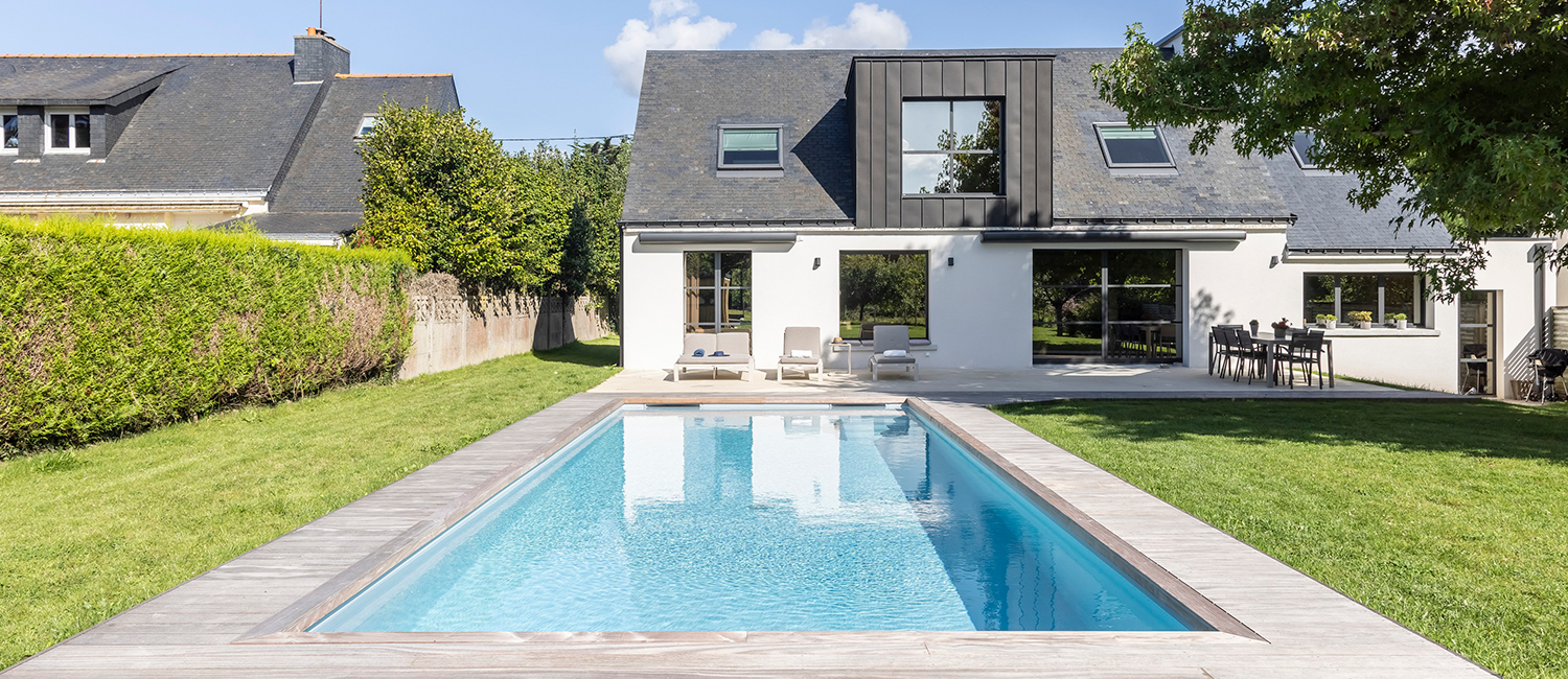 Un couloir de nage contemporain dans le Morbihan