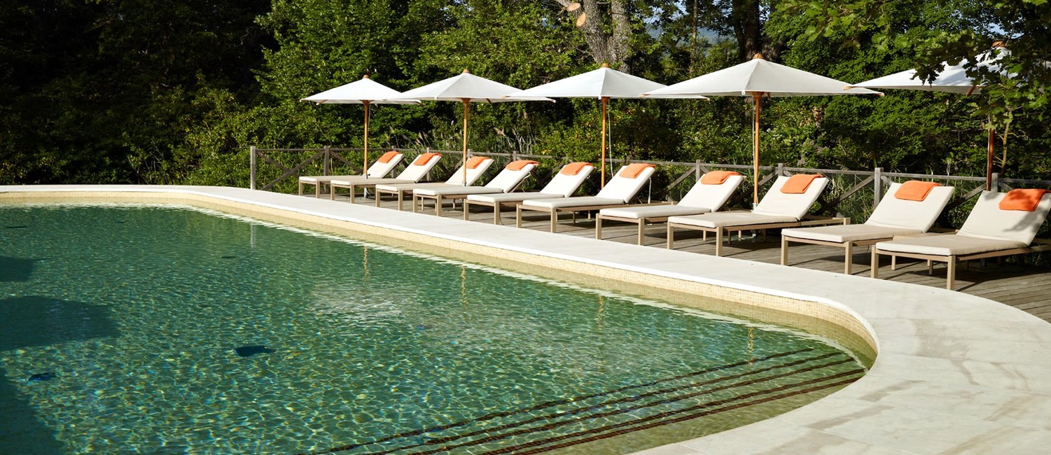 Rénovation piscine Relais Château de Fonscolombe
