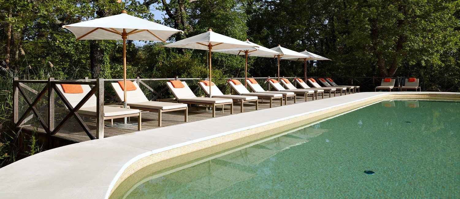 Rénovation piscine Relais Château de Fonscolombe