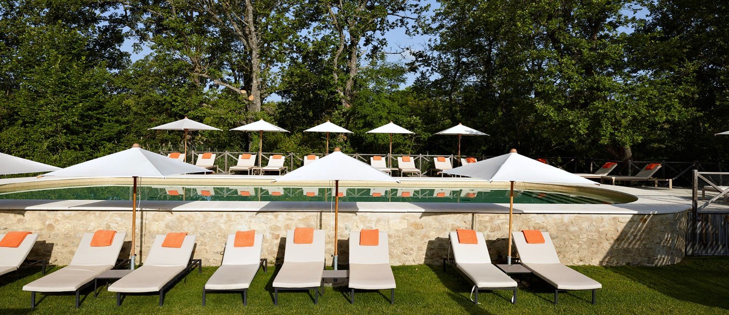 Rénovation piscine Relais Château de Fonscolombe