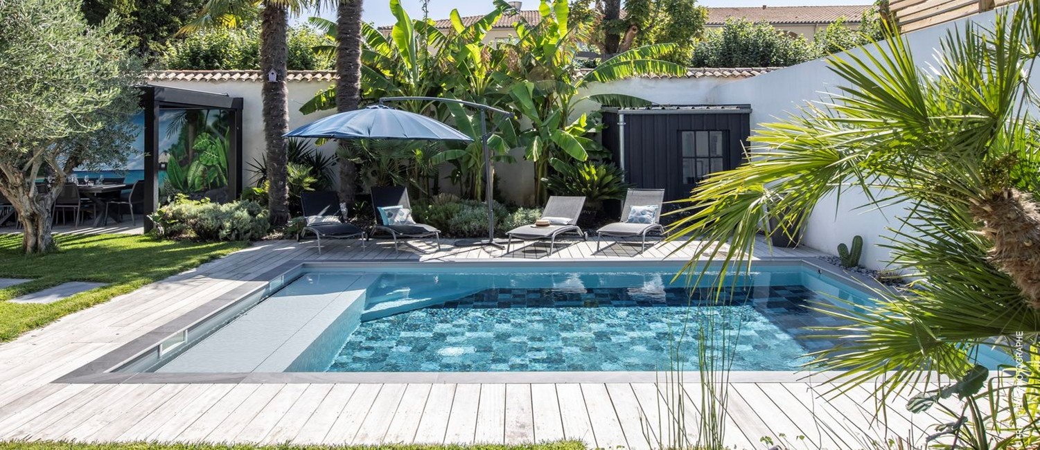 Une piscine scindée, un nouvel espace