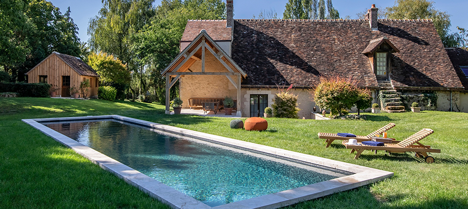 Couloir de nage esprit campagne chic