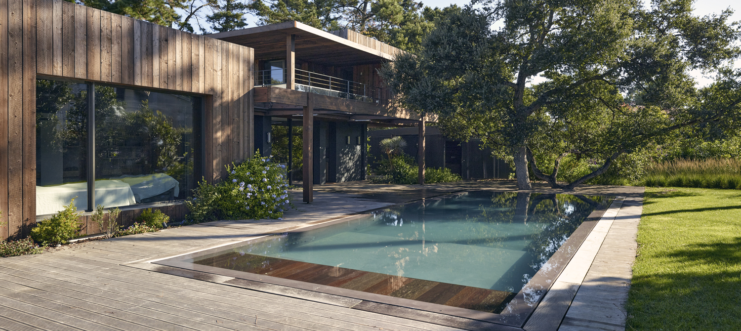 Maison d’architecte avec piscine miroir