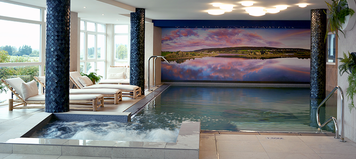 Espace wellness piscine spa hammam hôtel restaurant de l’Abbaye dans le Jura