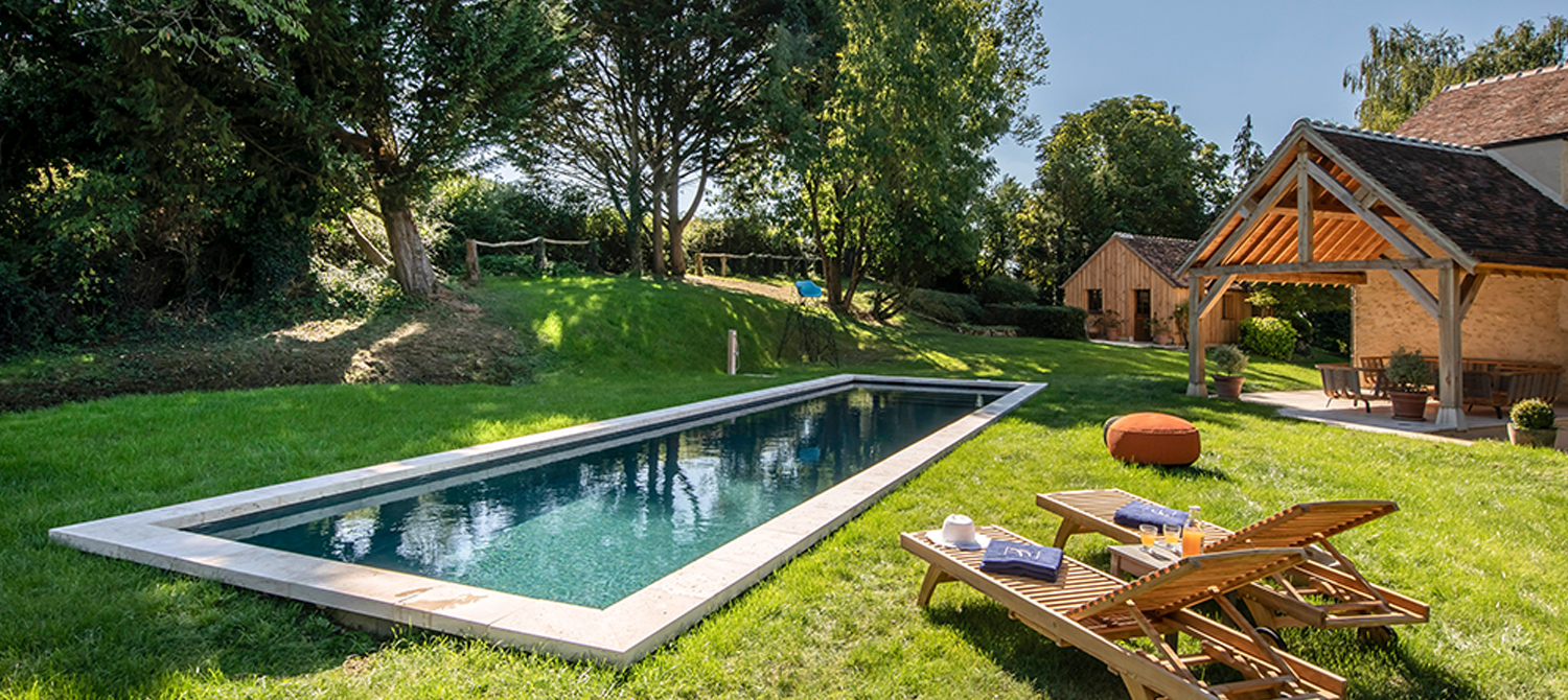 Couloir de nage esprit campagne chic